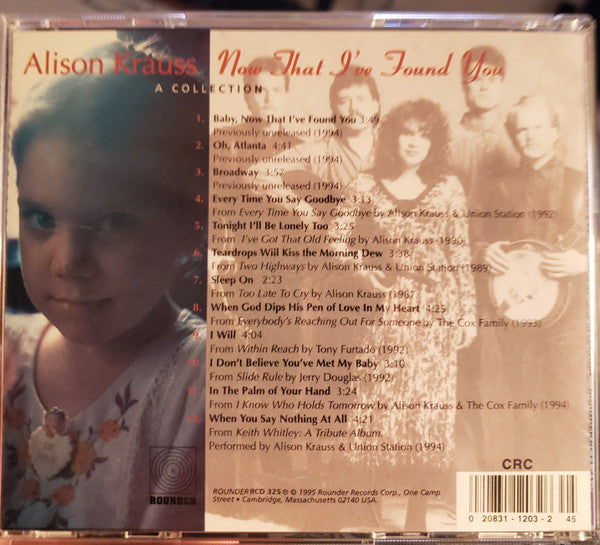Alison Krauss : Now That I've Found You: A Collection (CD, Comp, Club)