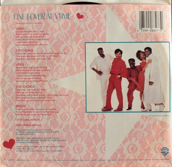 Atlantic Starr : One Lover At A Time (7", Spe)