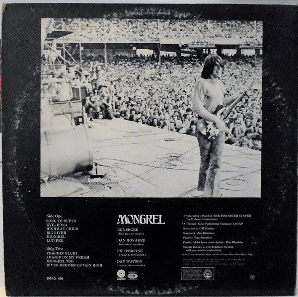 Bob Seger System : Mongrel (LP, Album, Win)