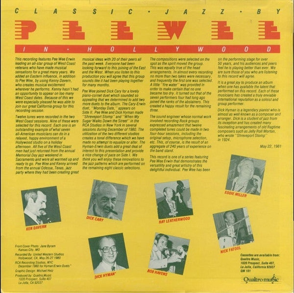 Pee Wee* : In Hollywood (LP)