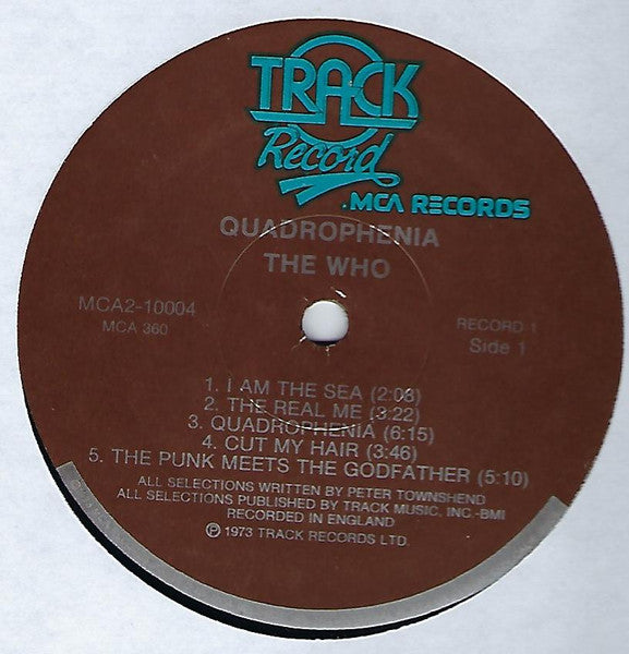 The Who : Quadrophenia (2xLP, Album, Club, Cap)