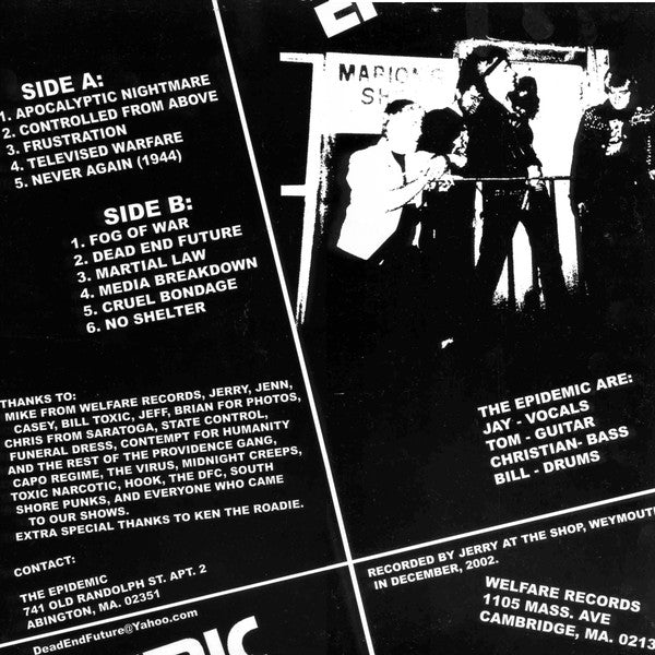 The Epidemic (6) : The Epidemic (LP)
