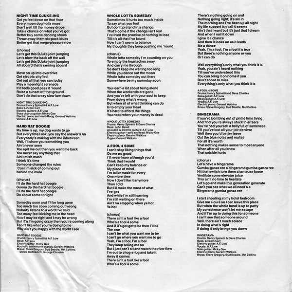 Andy Fairweather-Low : Mega-Shebang (LP, Album, LA )