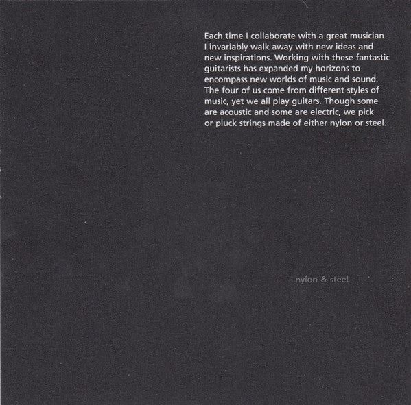 Manuel Barrueco : Nylon & Steel (CD, Album)