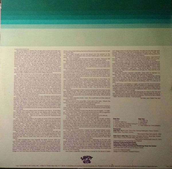 Al Cohn : The Progressive Al Cohn (LP, Album, RE)