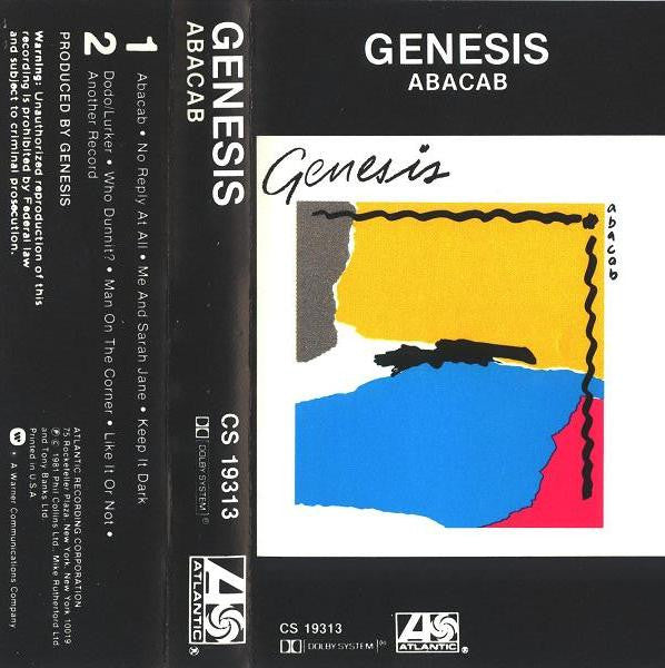Genesis : Abacab (Cass, Album)