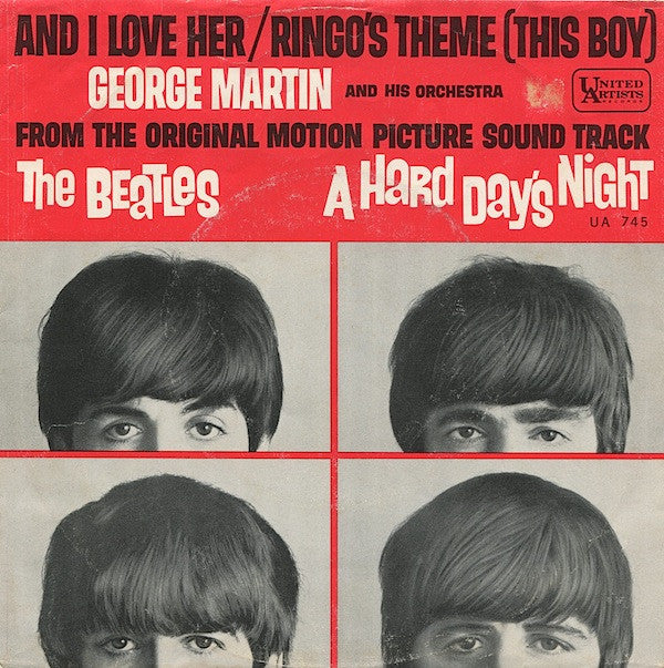 George Martin And His Orchestra : Ringo's Theme (This Boy) (7", Ter)