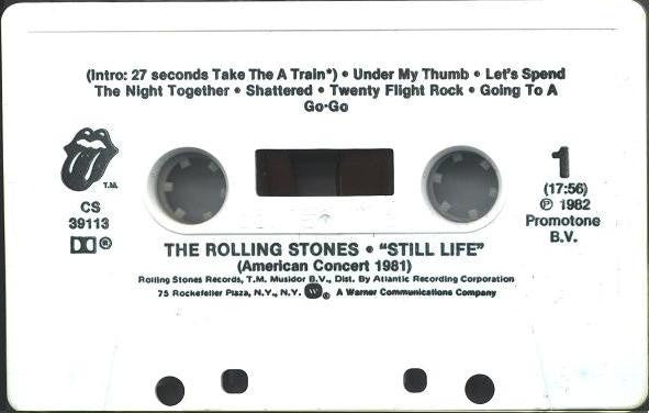 The Rolling Stones : Still Life (American Concert 1981) (Cass, Album)