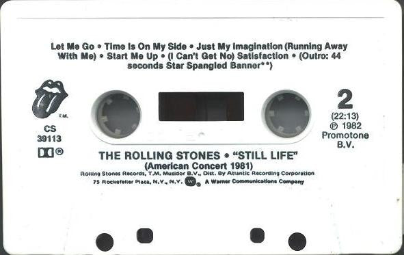The Rolling Stones : Still Life (American Concert 1981) (Cass, Album)