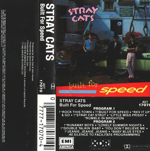 Stray Cats : Built For Speed (Cass, Album, Comp, Dol)