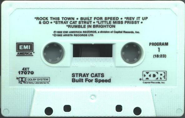 Stray Cats : Built For Speed (Cass, Album, Comp, Dol)