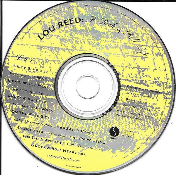 Lou Reed : A Rock & Roll Life (2xCD, Comp, Promo)
