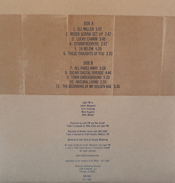 Light FM : This Is The Beginning Of My Golden Age (LP, Album, Ltd, Cle)