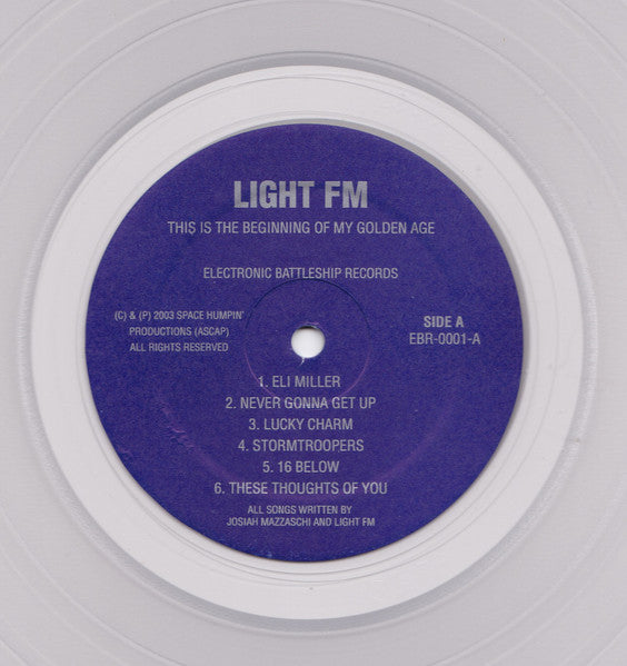 Light FM : This Is The Beginning Of My Golden Age (LP, Album, Ltd, Cle)