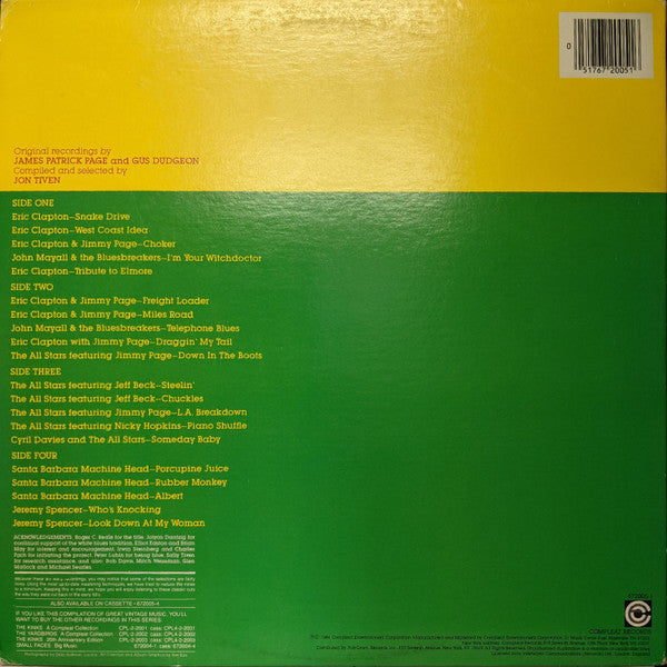 Clapton*, Beck* And Page* : White Boy Blues - Classic Guitars Of Clapton, Beck & Page (2xLP, Comp, SRC)