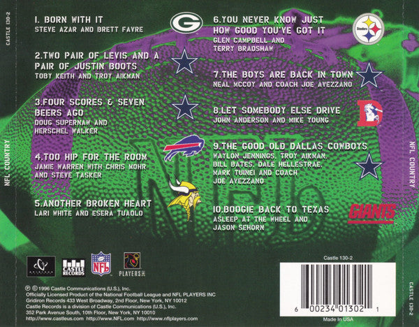 Various : NFL Country (CD, Album)