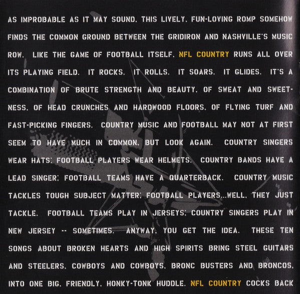 Various : NFL Country (CD, Album)