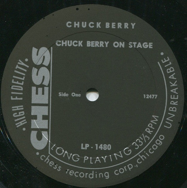 Chuck Berry : Chuck Berry On Stage (LP, Album, Mono)