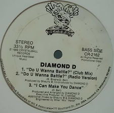 Diamond D (2) : Shake Lé Booteé / Do You Wanna Battle? (12", Promo)