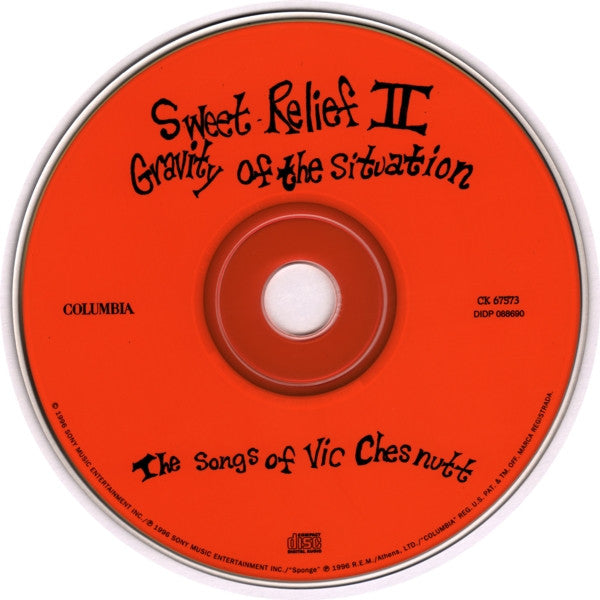 Various : Sweet Relief II: Gravity Of The Situation (The Songs Of Vic Chesnutt) (CD, Album, Pit)