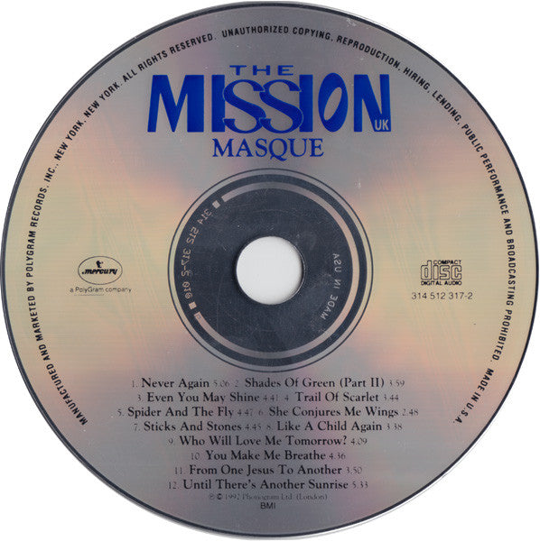 The Mission : Masque (CD, Album)