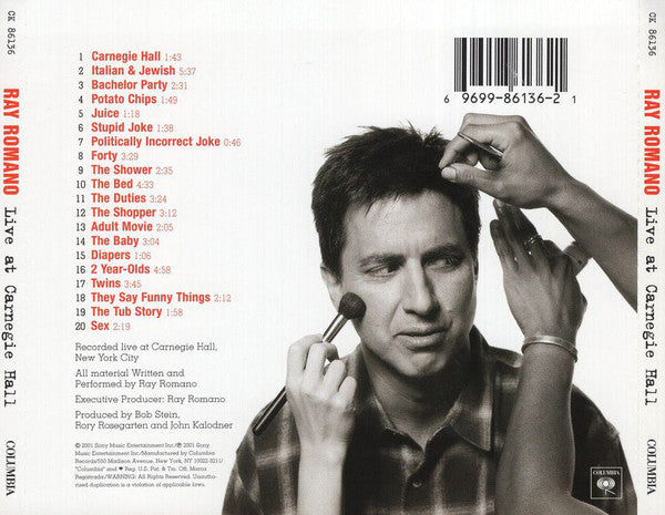 Ray Romano : Live At Carnegie Hall (CD, Album, Pit)