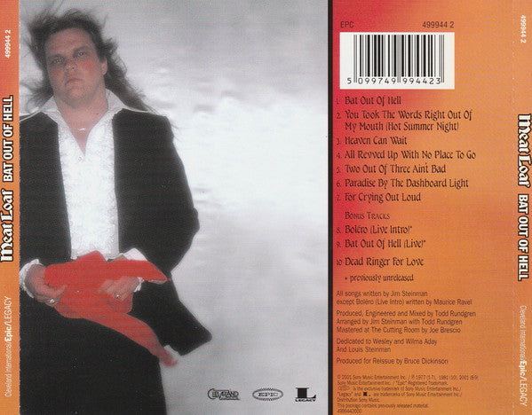 Meat Loaf : Bat Out Of Hell (HDCD, Album, RE, RM)