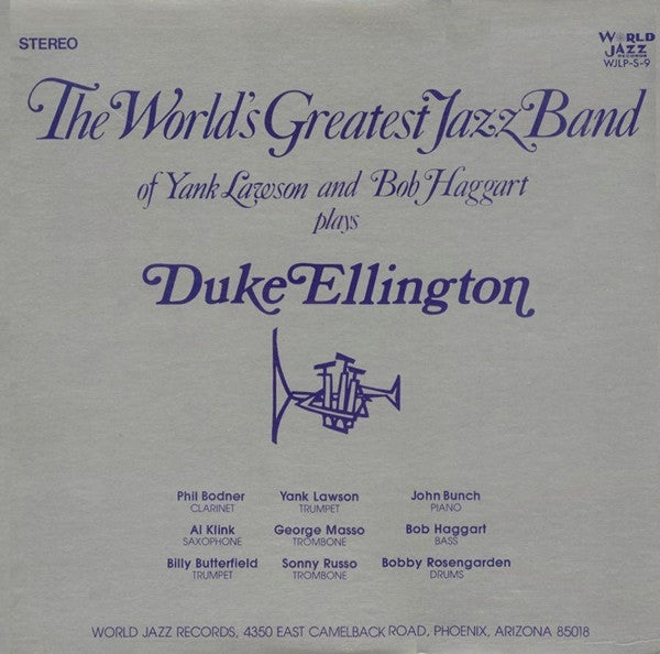 The World's Greatest Jazzband Of Yank Lawson & Bob Haggart : Plays Duke Ellington (LP, Album)