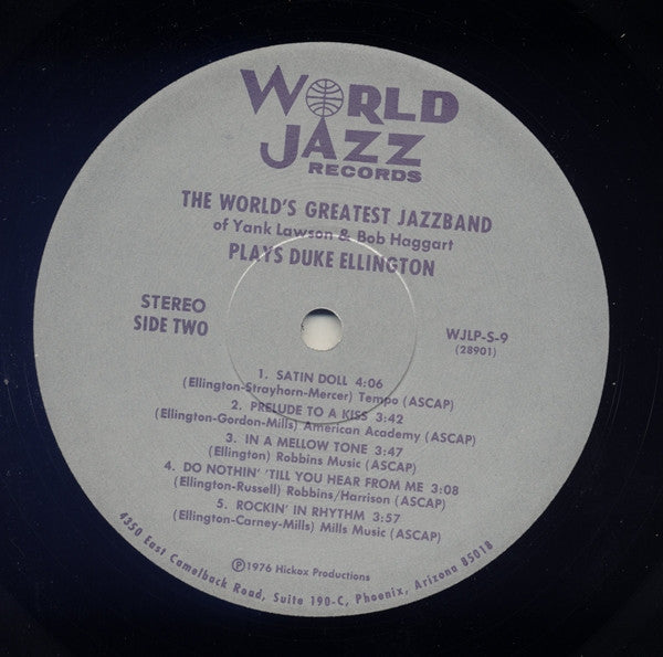 The World's Greatest Jazzband Of Yank Lawson & Bob Haggart : Plays Duke Ellington (LP, Album)
