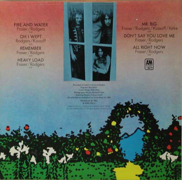 Free : Fire And Water (LP, Album, RE, RCA)