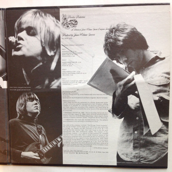Chicago (2) : Chicago Transit Authority (2xLP, Album, Quad, Gat)