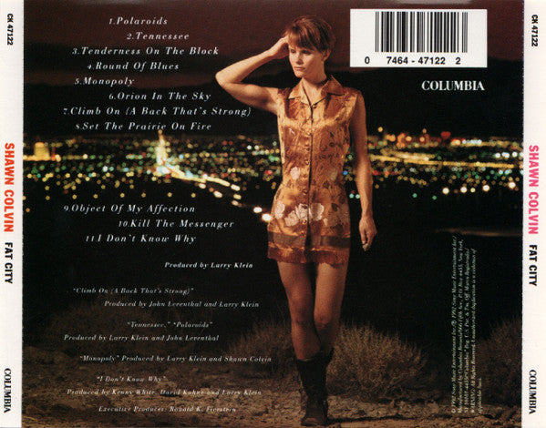 Shawn Colvin : Fat City (CD, Album, RP)