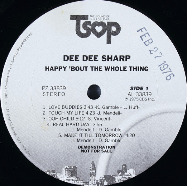 Dee Dee Sharp : Happy 'Bout The Whole Thing (LP, Album, Promo)