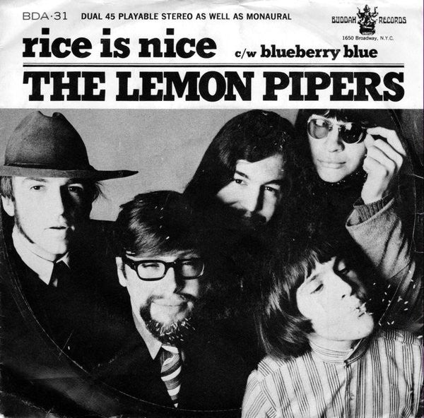 The Lemon Pipers : Rice Is Nice / Blueberry Blue (7", Ter)