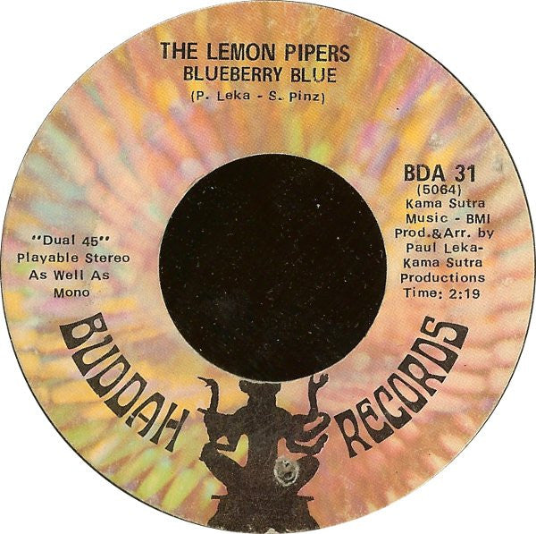 The Lemon Pipers : Rice Is Nice / Blueberry Blue (7", Ter)
