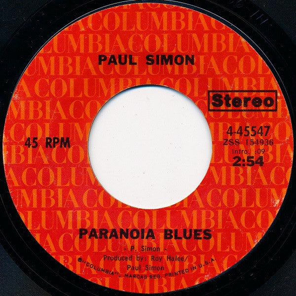 Paul Simon : Mother And Child Reunion (7", Single, Styrene)