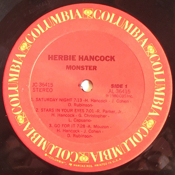 Herbie Hancock : Monster (LP, Album, Ter)