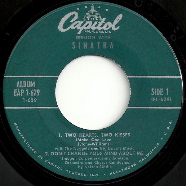 Frank Sinatra : Session With Sinatra (7", EP)