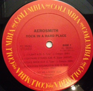 Aerosmith : Rock In A Hard Place (LP, Album, RE, Car)