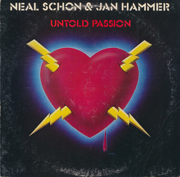 Neal Schon & Jan Hammer* : Untold Passion (LP, Album, Ter)