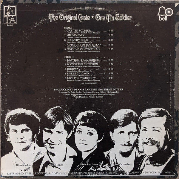 The Original Caste : One Tin Soldier (LP, Album, Bes)