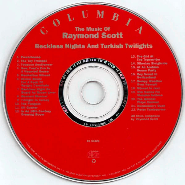 Raymond Scott : The Music Of Raymond Scott - Reckless Nights And Turkish Twilights (CD, Comp)