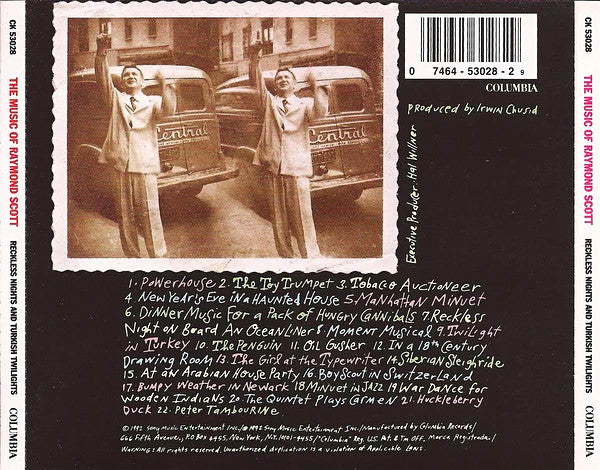 Raymond Scott : The Music Of Raymond Scott - Reckless Nights And Turkish Twilights (CD, Comp)