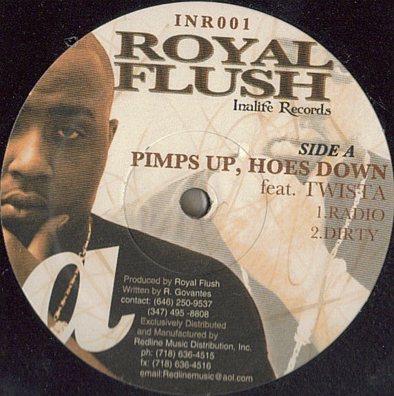 Royal Flush : Pimps Up, Hoes Down (12")