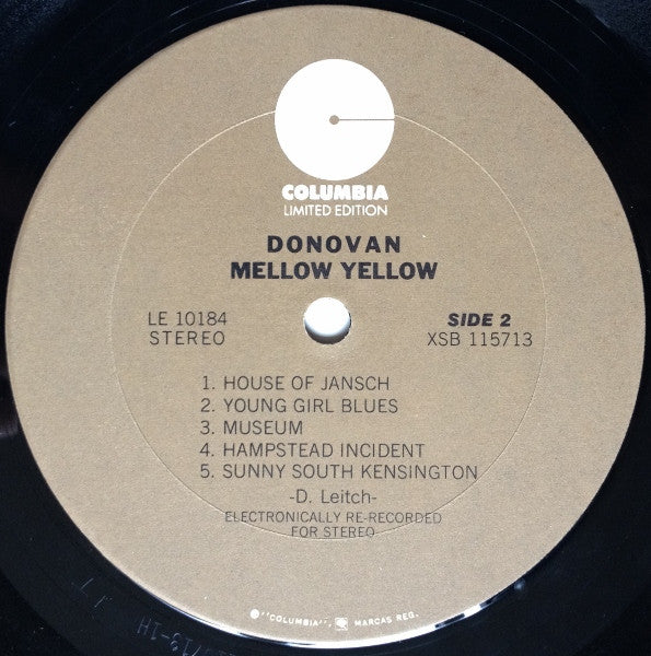 Donovan : Mellow Yellow (LP, Album, RE)