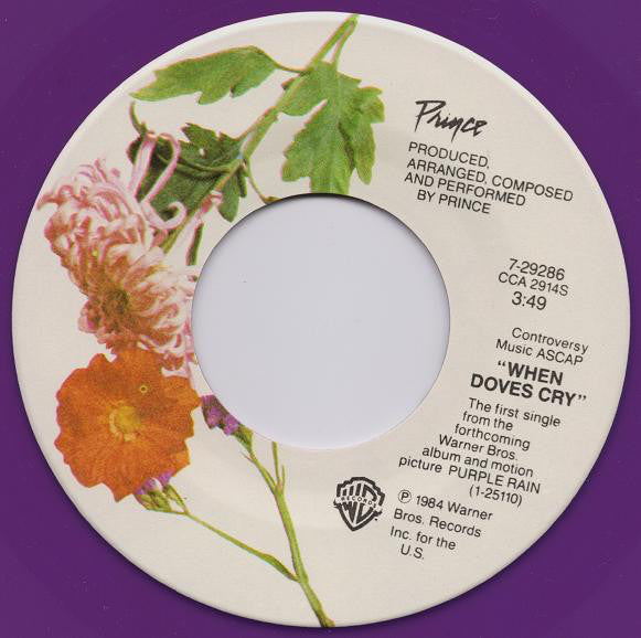 Prince : When Doves Cry (7", Single, Pur)