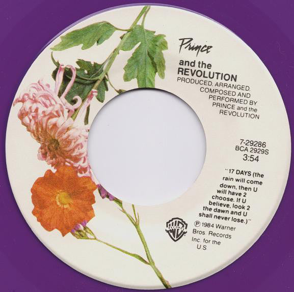 Prince : When Doves Cry (7", Single, Pur)