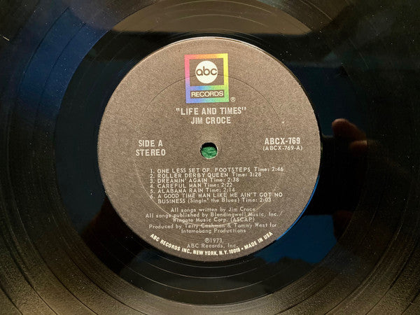 Jim Croce : Life And Times (LP, Album, Gat)