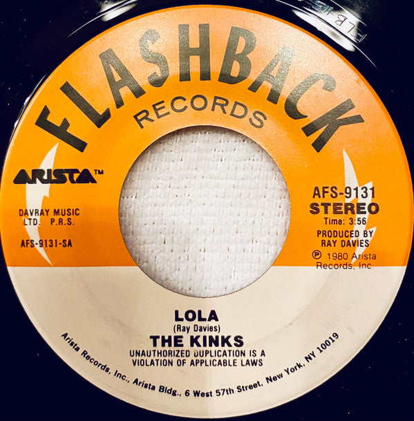 The Kinks : Lola  / You Really Got Me (7", Single, RE)
