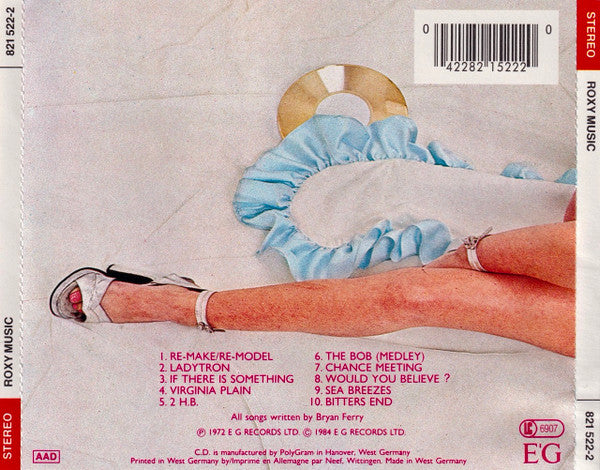 Roxy Music : Roxy Music (CD, Album, RE)